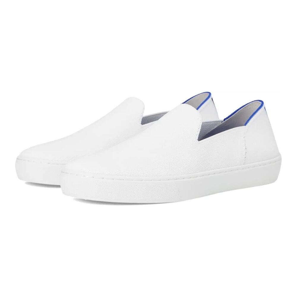 Rothy's Women's The Original Slip On Sneaker Bright White Washable - Size 9.5
